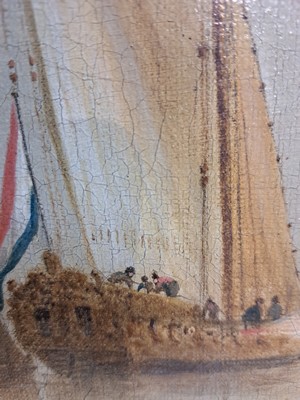 26951710u - Circuit Willem II van de Velde, 1633-1707, # "Zeege Zicht Met Schepen #"verso ...
