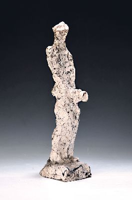 Image 26951753 - Volker Nikel, Skulptur " Weißer Mann", am Sockel sign. ca. H. 31 cm