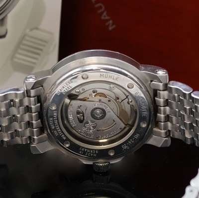 26952390e - MÜHLE GLASHÜTTE Mercurius Herrenarmbanduhr Referenz M1-24-20, Deutschland um ...