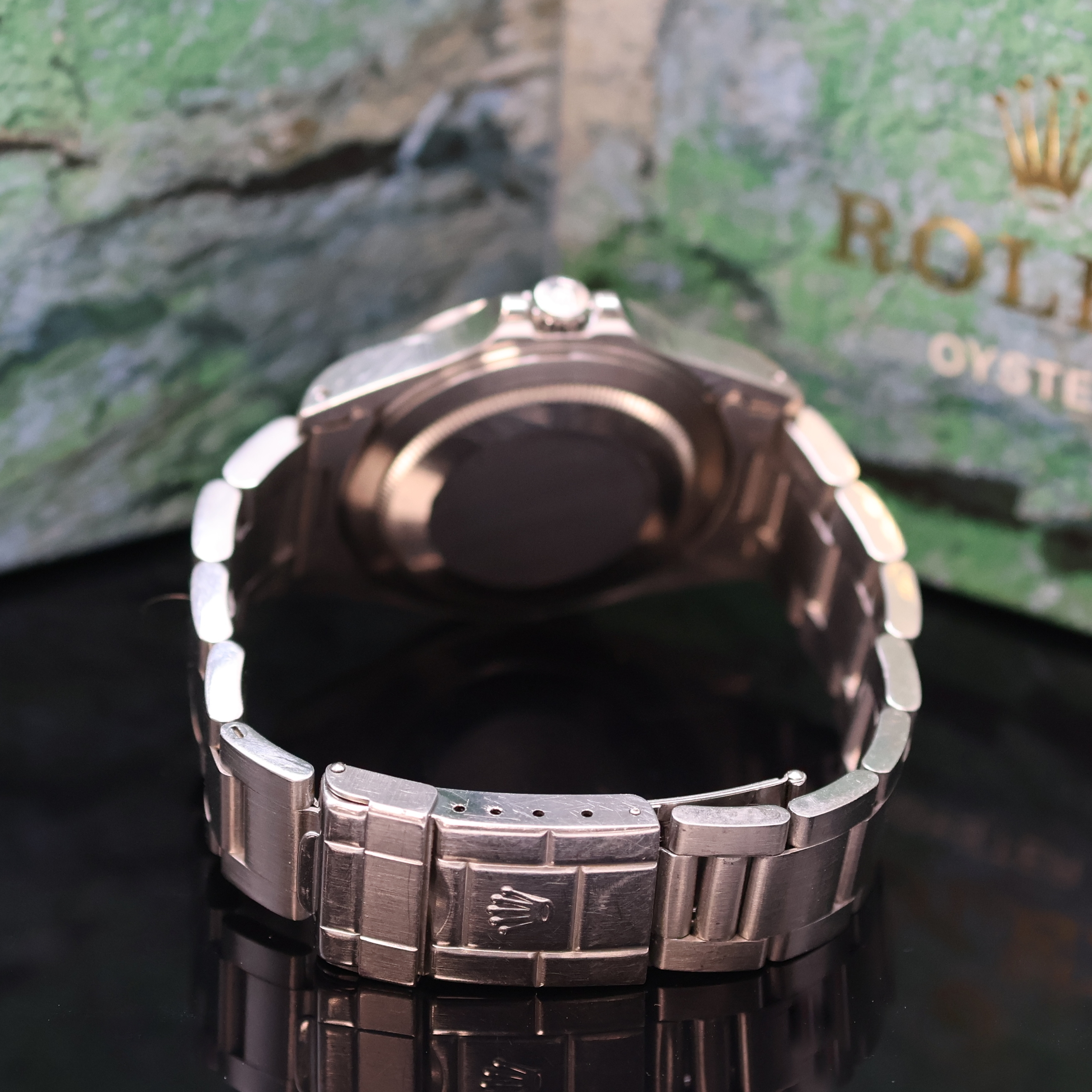 Detail b: ROLEX Herrenarmbanduhr Oyster Perpetual Date Explorer II Referenz 16570, Automatik, Schweiz um 1997, U-Serie, Chronometer der Superlative in ...