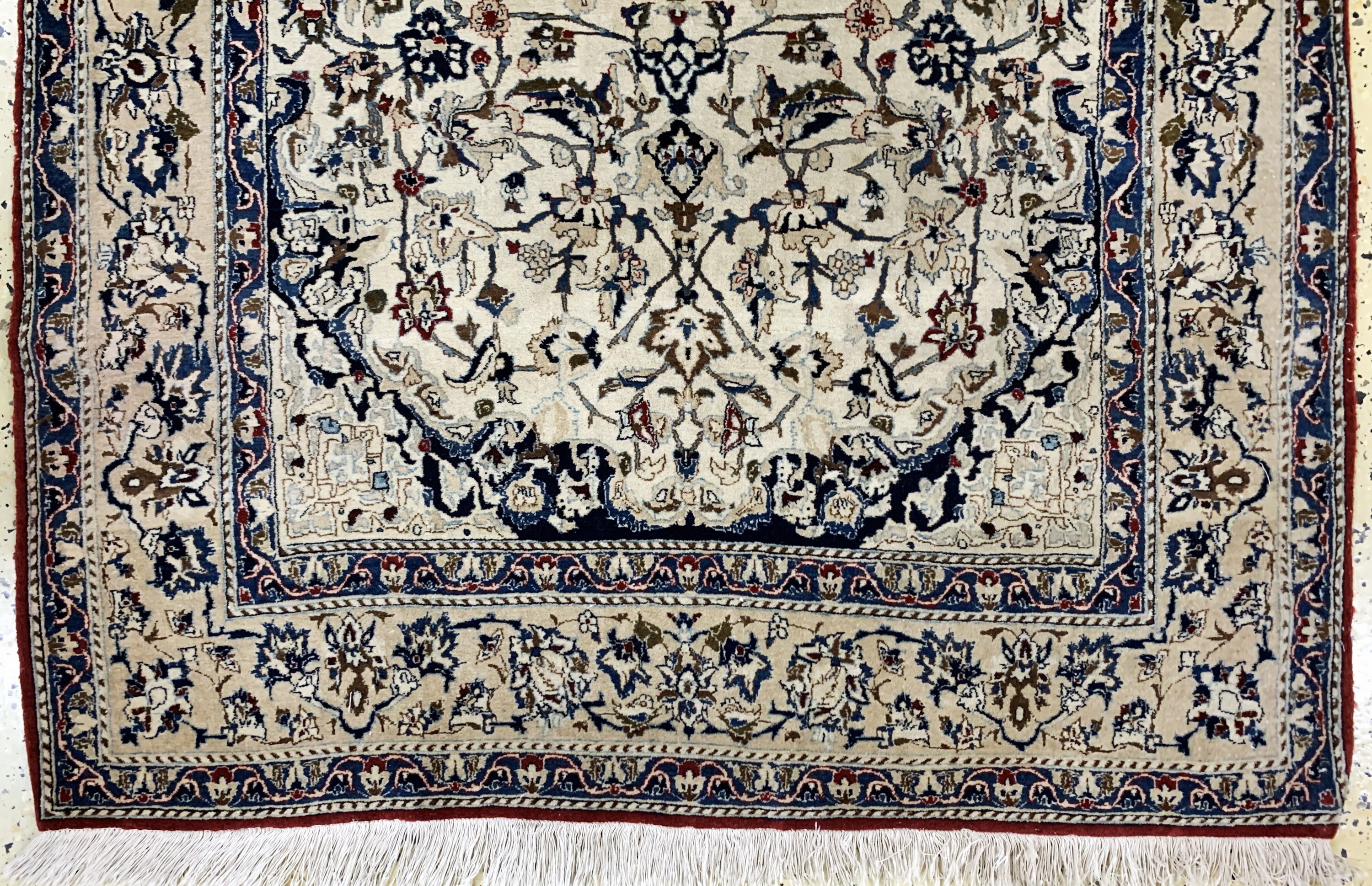 Detail c: Nain"Tudeschk"fein, Persien, Anfang 20.Jhd,Korkwolle auf Baumwolle, ca. 173 x 109 cm, EHZ: 3