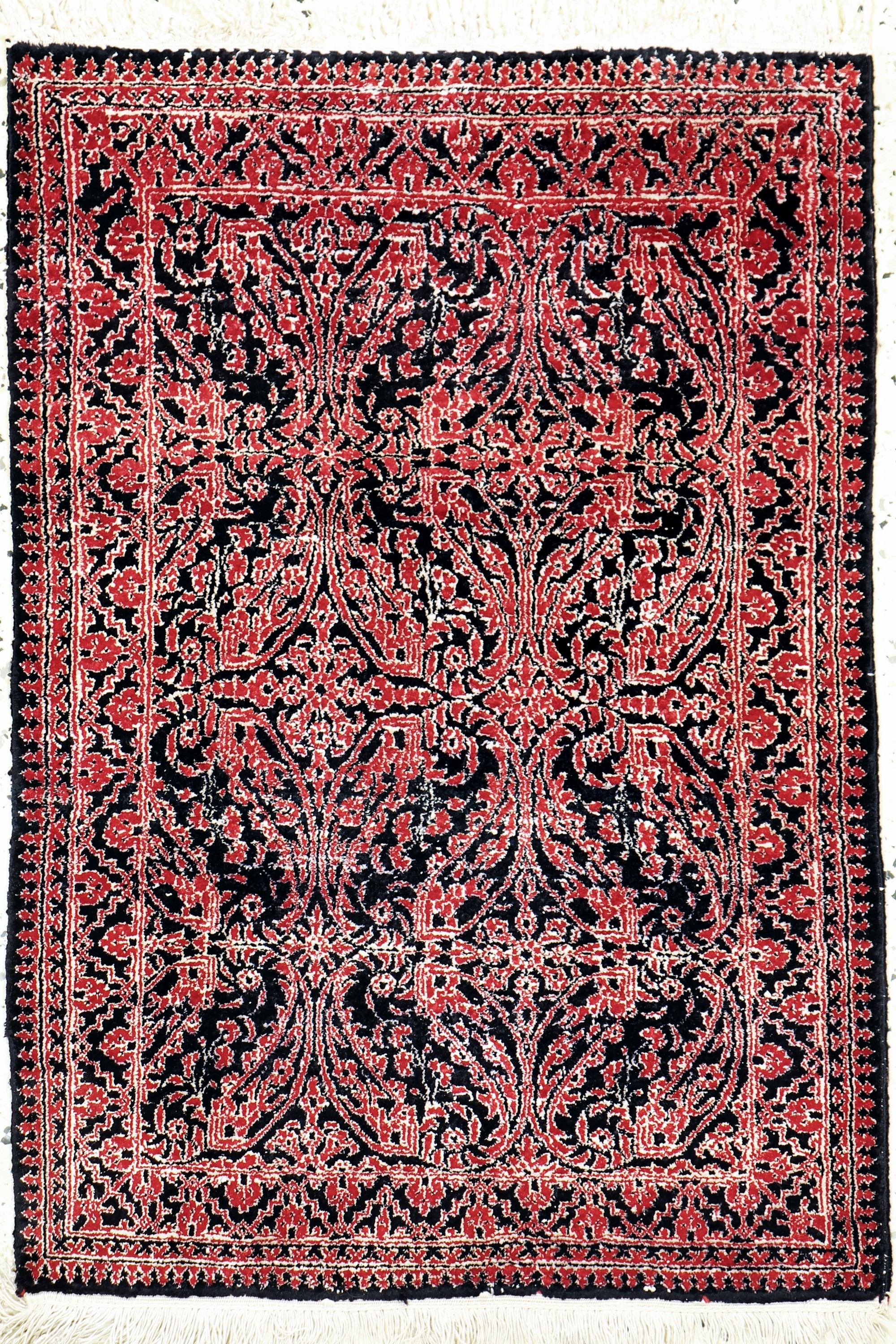 Ghom Seide, Ägypten, Mitte 20.Jhd, reine Naturseide, ca. 78 x 56 cm, EHZ: 2
