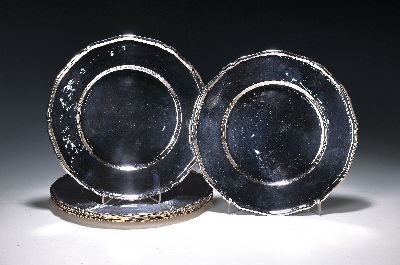 Image 26952629 - 6 Platzteller aus Silber, Lutz & Weiß, Pforzheim, 20. Jh., 925er, 6 Teller, ...