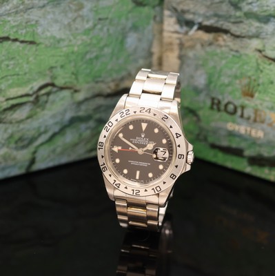 Image 26952632 - ROLEX Herrenarmbanduhr Oyster Perpetual Date Explorer II Referenz 16570, Automatik, ...
