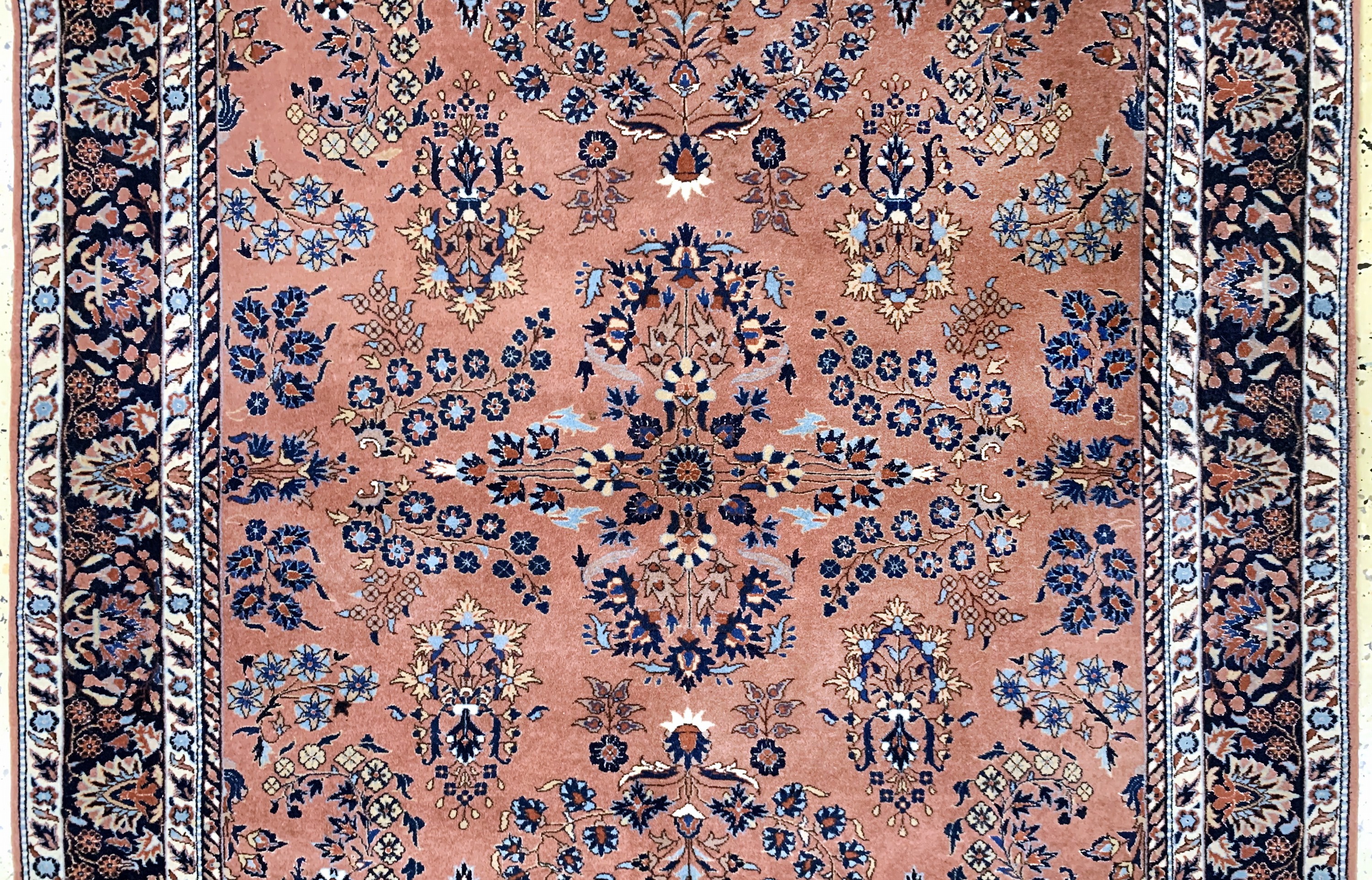 Detail b: Sarogh fein, China, Ende 20.Jhd, Korkwolle mit Seide, ca. 182 x 120 cm, EHZ: 2