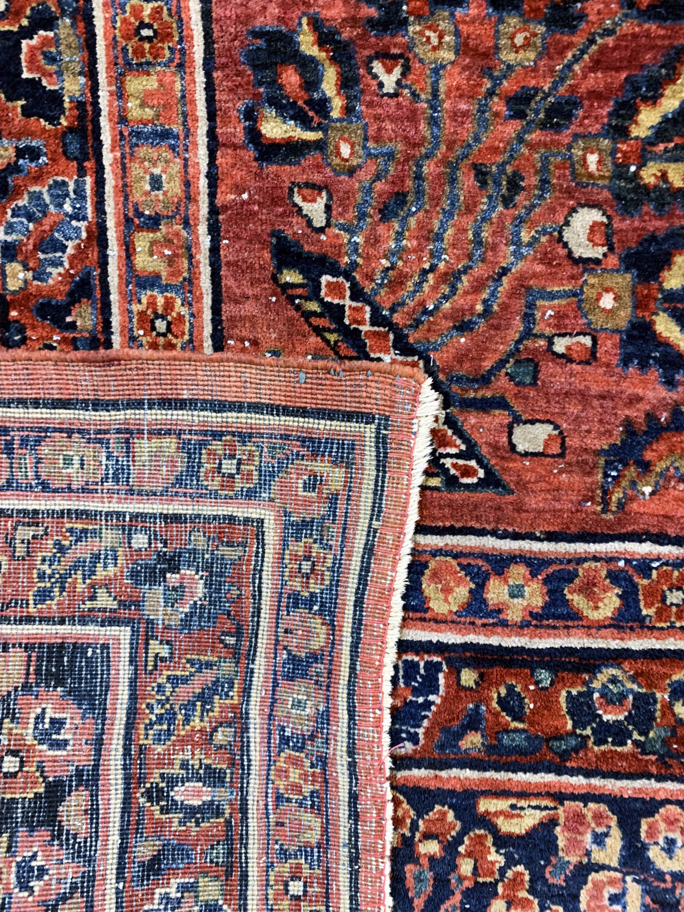 Detail h: Us Re-Import Sarogh antik, Persien, um 1900, Wolle auf Baumwolle, ca. 363 x 270 cm, EHZ: 3