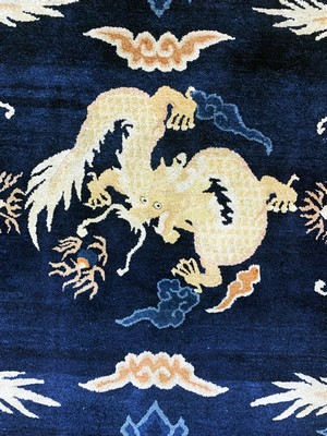 26952742d - Pao Tow"Drachen-Teppich"antik, China, um 1900, Wolle auf Baumwolle, ca. 226 x ...