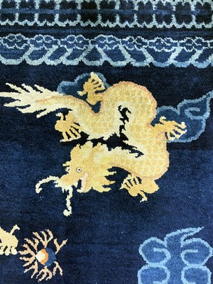 26952742e - Pao Tow"Drachen-Teppich"antik, China, um 1900, Wolle auf Baumwolle, ca. 226 x ...