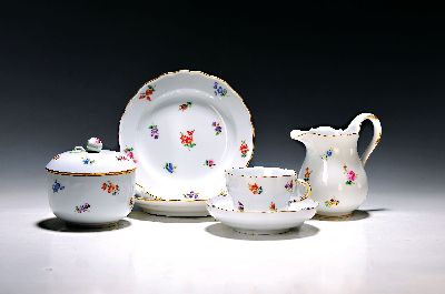 Image 26952848 - Kaffeeservice, Meissen, 1930er Jahre, meist Pfeifferzeit, 10 Kaffeetassen mit ...