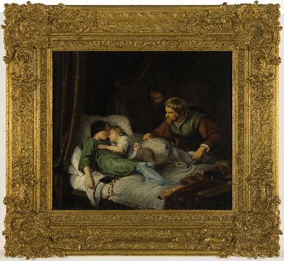 26952863k - Kopie nach Ferdinand Theodor Hildebrand, um 1880-1900, Die Ermordung der Söhne ...