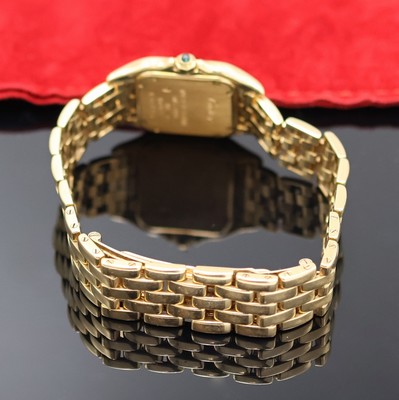 26953089b - CARTIER Damenarmbanduhr Panthere in GG 750/000 Referenz 1070 2, quarz, Boden 8-fach ...