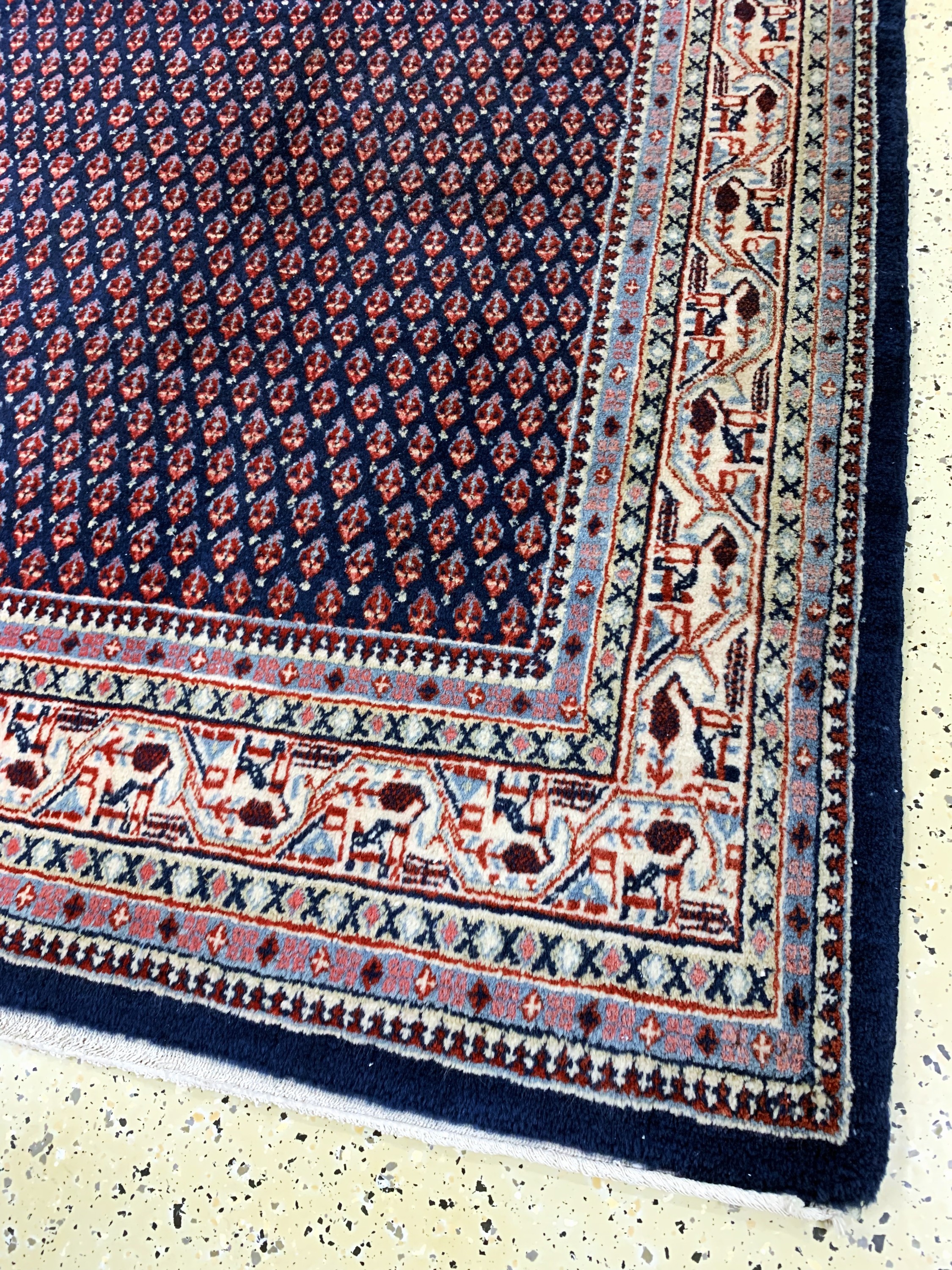 Detail a: Sarogh Mir, Persien, Mitte 20.Jhd, Wolle auf Baumwolle, ca. 242 x 170 cm, EHZ: 2