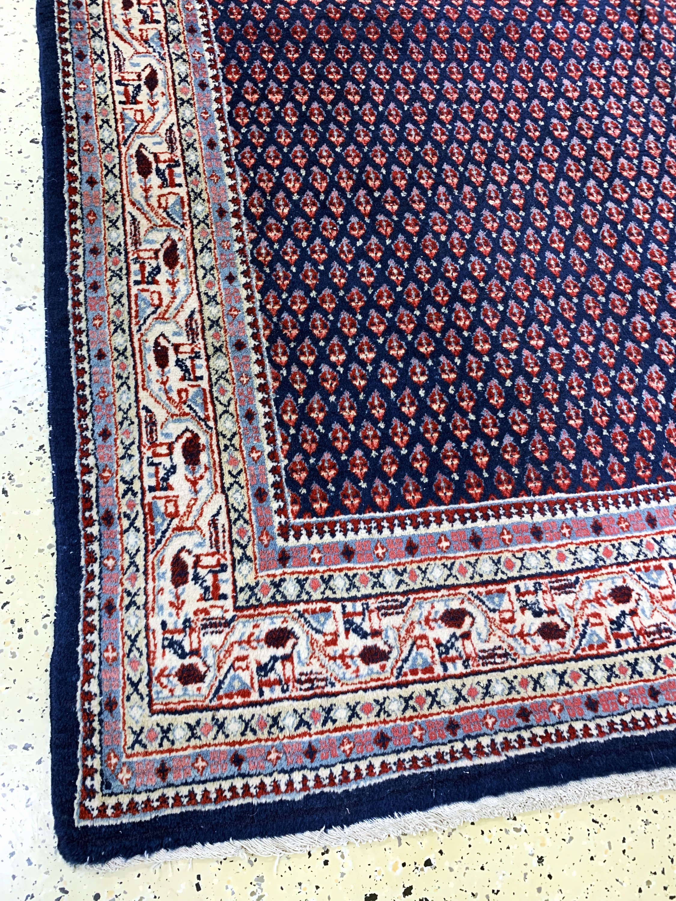 Detail b: Sarogh Mir, Persien, Mitte 20.Jhd, Wolle auf Baumwolle, ca. 242 x 170 cm, EHZ: 2