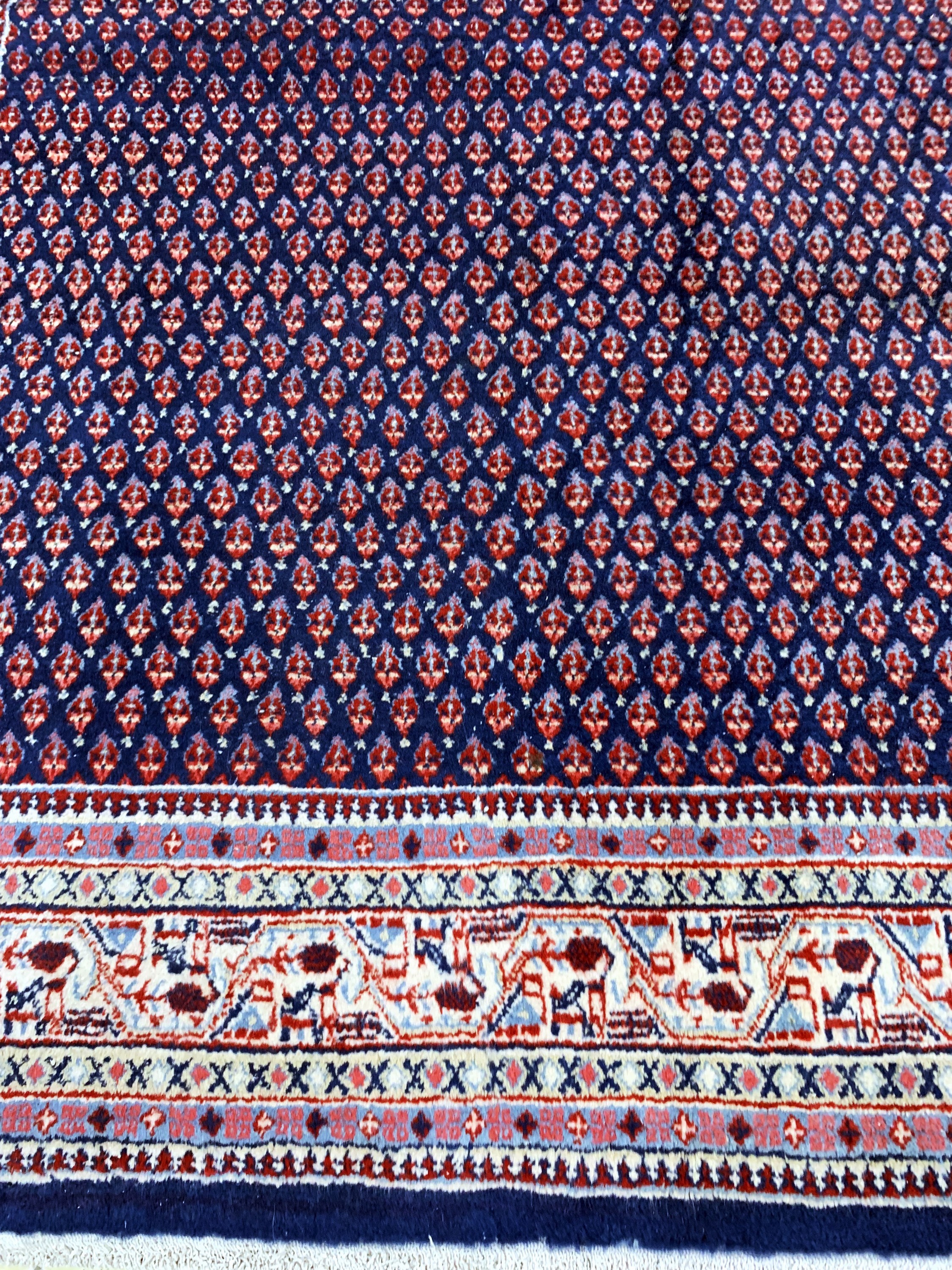 Detail c: Sarogh Mir, Persien, Mitte 20.Jhd, Wolle auf Baumwolle, ca. 242 x 170 cm, EHZ: 2