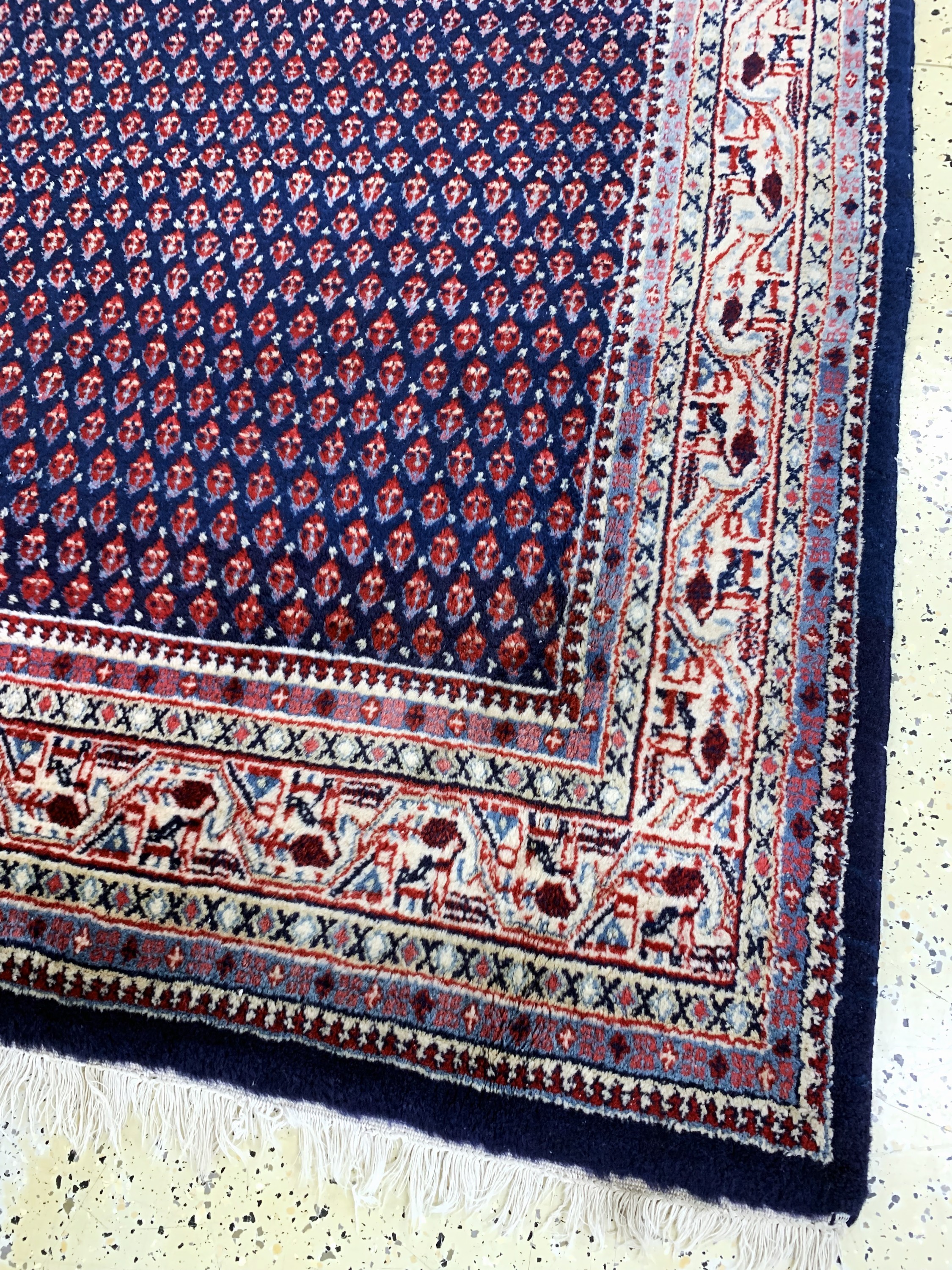 Detail d: Sarogh Mir, Persien, Mitte 20.Jhd, Wolle auf Baumwolle, ca. 242 x 170 cm, EHZ: 2