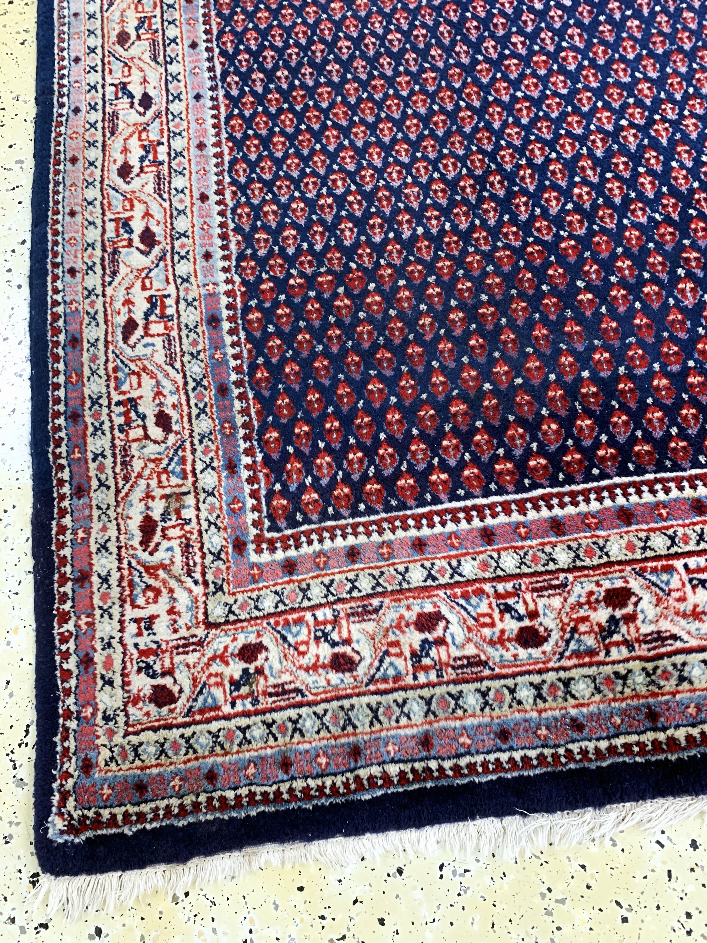 Detail e: Sarogh Mir, Persien, Mitte 20.Jhd, Wolle auf Baumwolle, ca. 242 x 170 cm, EHZ: 2