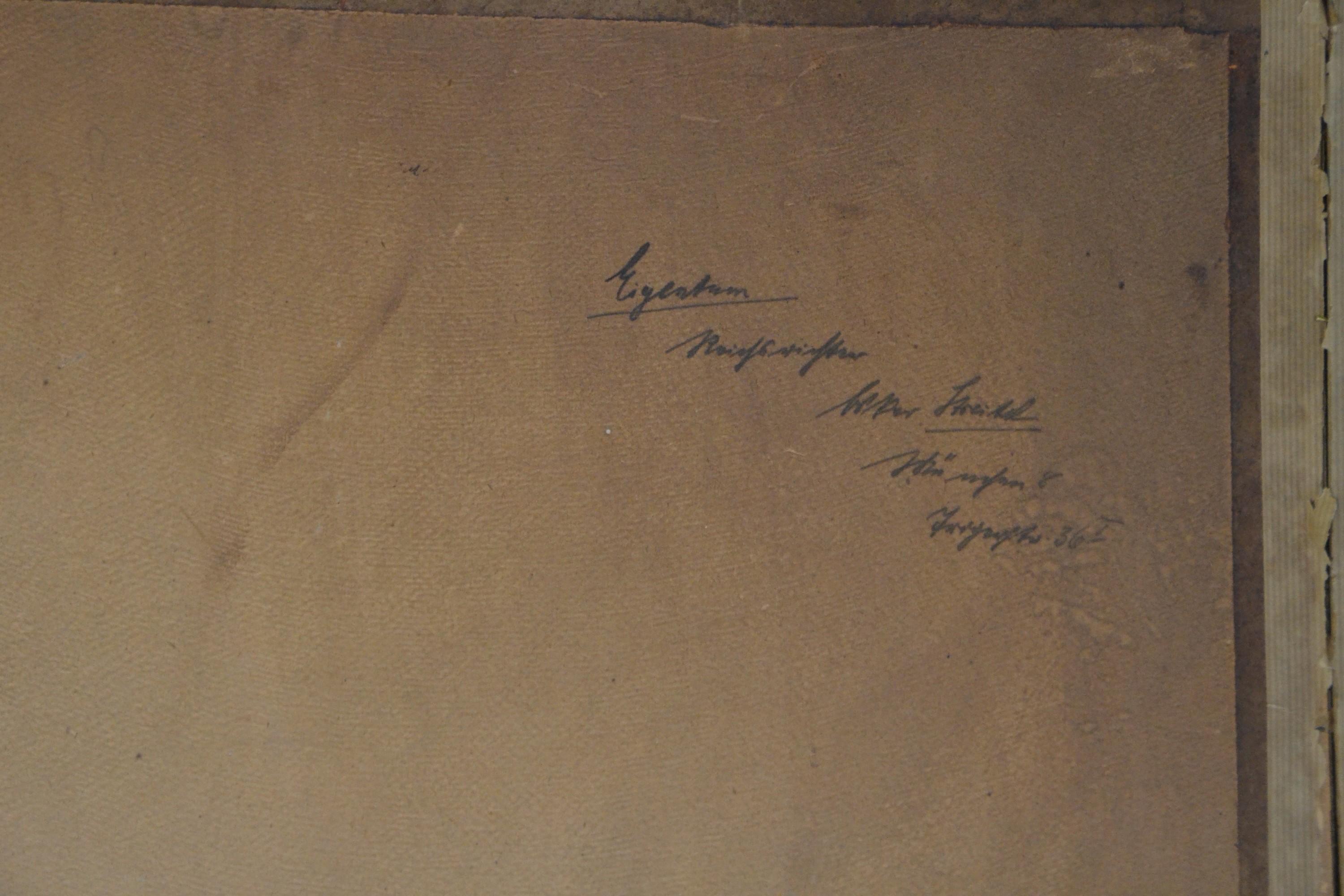 Detail b: Prof. Carl Reisser, 1877 Patenkirchen- 1950, "Frühling in Patenkirchen", Öl/Pappe, kräftiger pastoser Duktus, rückseitig betitelt und ...