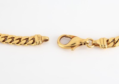 26953116d - 18 kt Gold Farbstein-Brillant-Collier, GG 750/000, 5 Smaragde, 4 Rubine und 4 Saphire ...