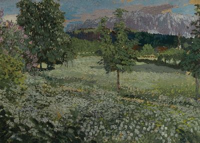 Image Prof. Carl Reisser, 1877 Patenkirchen- 1950, "Frühling in Patenkirchen", ...