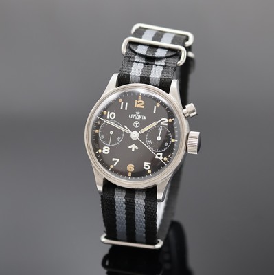 Image 26953164 - LEMANIA Fliegerchronograph für das Britische Militär, Schweiz um 1950, ...
