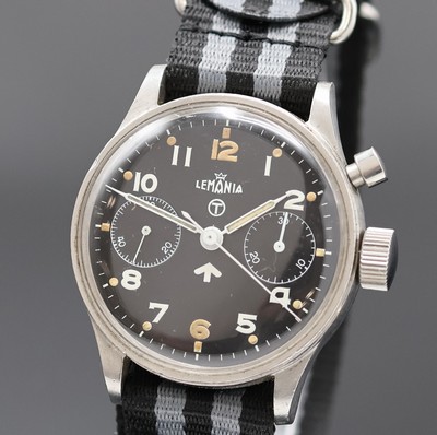 26953164a - LEMANIA Fliegerchronograph für das Britische Militär, Schweiz um 1950, ...