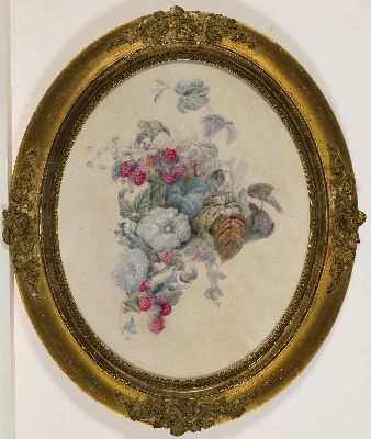 26953171k - Alice Lechene, geb. in Dijon, stellte zwischen 1855 und 1868 im Salon des Artistes aus, ...