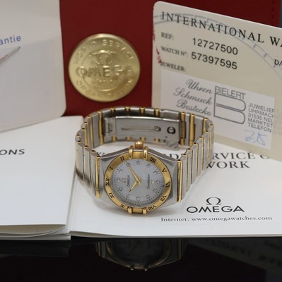 Image OMEGA Constellation Damenarmbanduhr in Stahl/ Gold Referenz 1272.75.00, Schweiz verk. ...