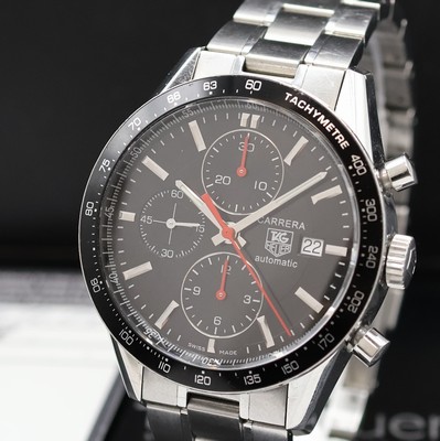 26953195a - TAG HEUER Carrera Calibre 16 Armbandchronograph in Stahl Referenz CV2014-0, Schweiz ...