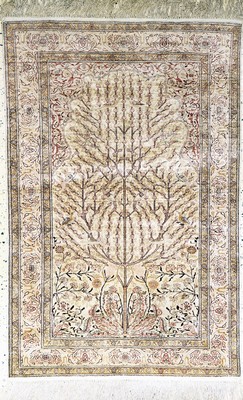 Image Kayseri silk, Turkey, mid 20th century, pure natural silk, approx. 140 x 93 cm, ...