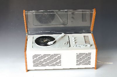 Image Radio-Phono-Kombingerät, Braun SK 61, Phonosuper, sog. Schneewittchensarg, Entwurf ...