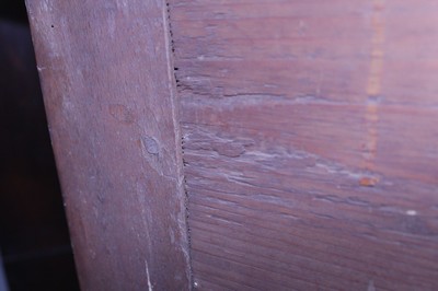 26953965d - Barock-Sekretär/Tabernakel, um 1740/50, Nußbaumfurnier, dreischübige ...