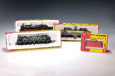 Image Konvolut Modelleisenbahnen Spur H0, Fleischmann, Dampfloks 4010, 4064, 4080, 4093, 4162, ...