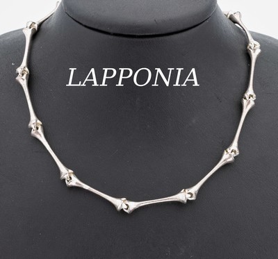 Image LAPPONIA Collier, 925er Silber, 1979, Modell Aranda, längliche Glieder, endlos, L. ...