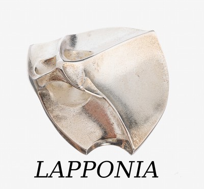 Image 26954117 - LAPPONIA Brosche, 925er Silber, 1977, Modell Labyrinth, typ. Design, ca. 4 x 4.5 ...