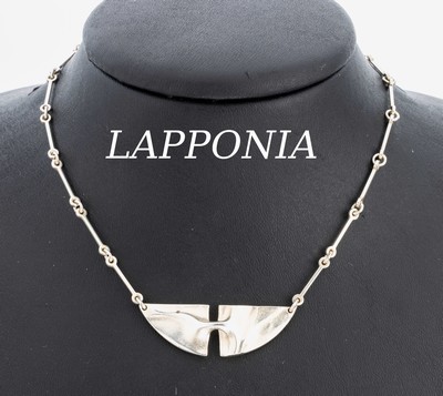 Image 26954146 - LAPPONIA Collier, 925er Silber, 1977, Modell Ariadne, typ. Design, L. ca. 44 cm, ...