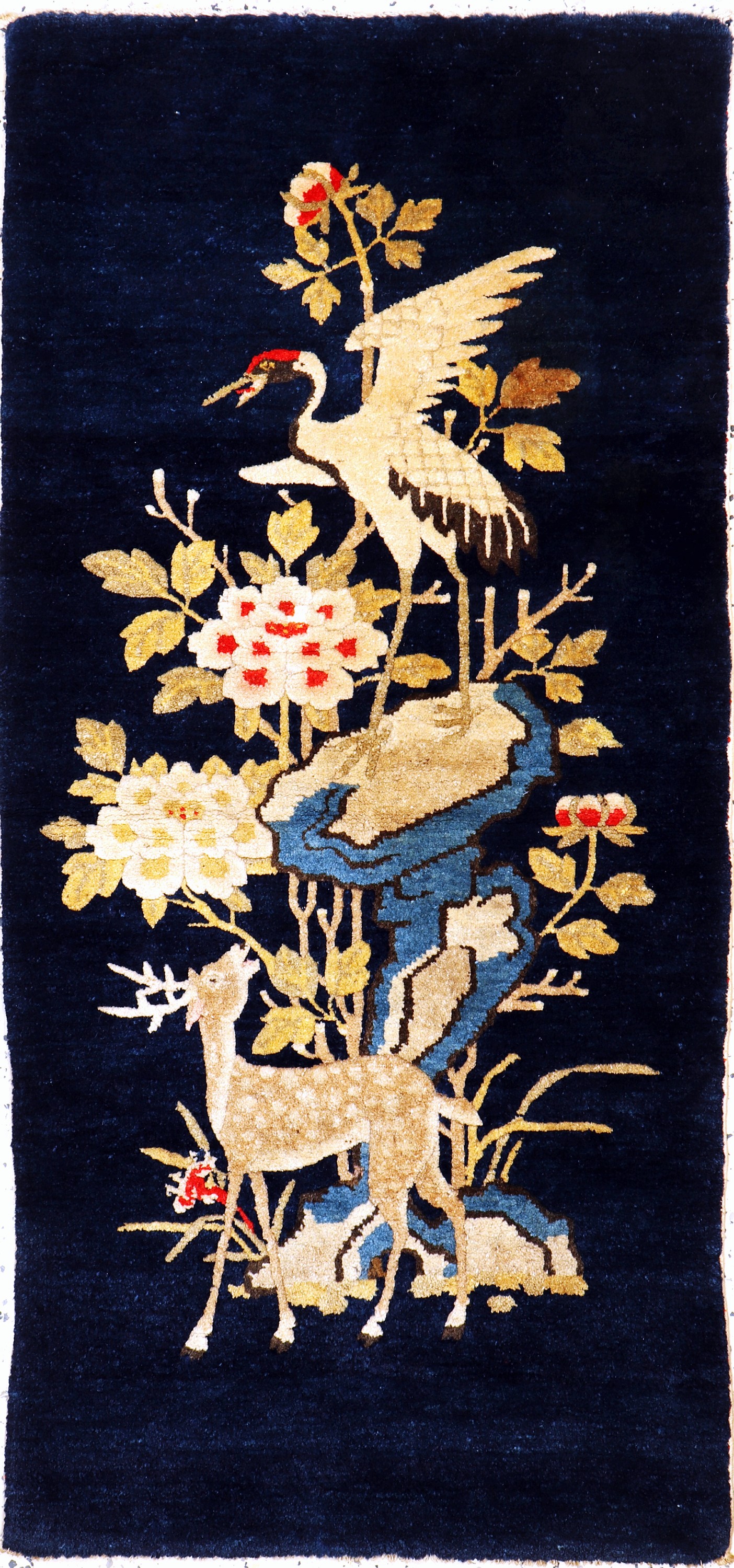 Pao Tow antik, China, um 1900, Wolle auf Baumwolle, ca. 135 x 66 cm, EHZ: 2
