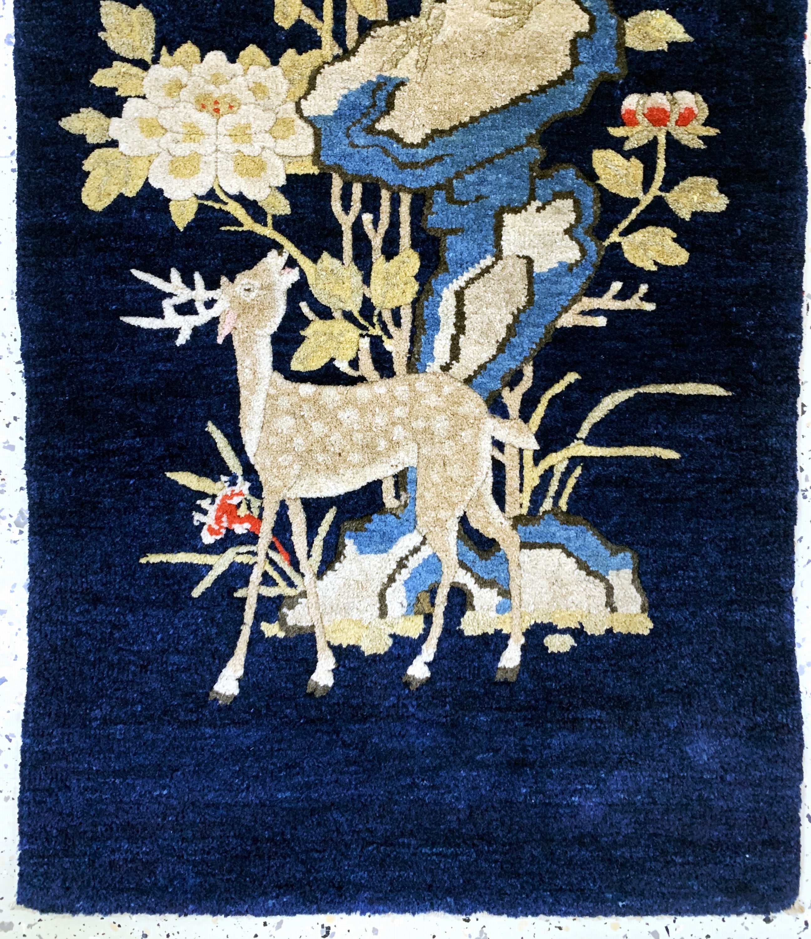 Detail b: Pao Tow antik, China, um 1900, Wolle auf Baumwolle, ca. 135 x 66 cm, EHZ: 2