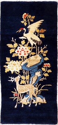 Image Pao Tow antik, China, um 1900, Wolle auf Baumwolle, ca. 135 x 66 cm, EHZ: 2