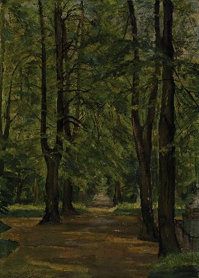 Image 26954893 - Werner von Pigage, 1888 Breslau-1959 Mannheim, Ansicht aus dem Schwetzinger Schlosspark, ...
