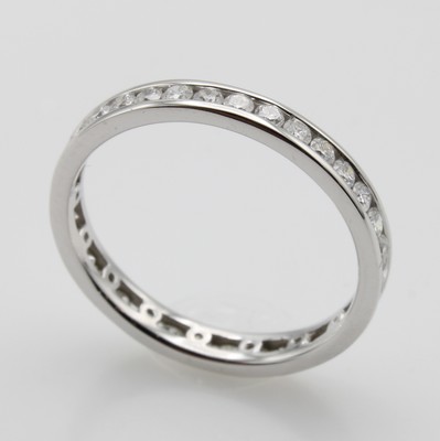 Image Memoryring mit Brillanten, WG 750/000, 34 Brill. zus. ca. 0.80 ct ...