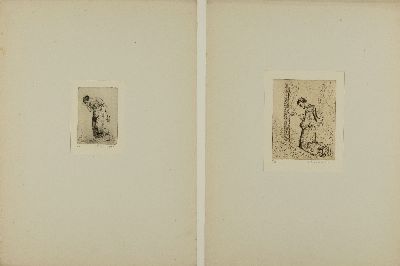 26954963c - Christian Landenberger, 1862 Ebingen-1927 Stuttgart, Konvolut aus 7 handsign. und num. ...