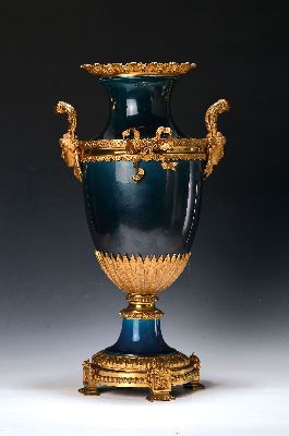 Image Große Vase, Frankreich, um 1880/90, wohl Keller & Guerin, Porzellan, ...