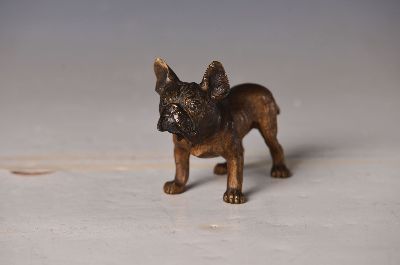 26954973a - Große Wiener Bronze, um 1900, stehende Bulldogge, ungemarkt, Pfotenunterseiten mit ...