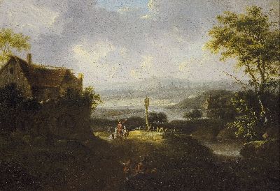 Image Zuschreibung: Christian Georg Schütz d.Ä., 1718 Flörsheim/Main-1791, ...