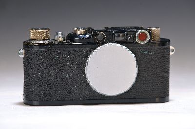 Image 26955053 - Leica I Bj.1930 umgebaut zu II., Nr. 23540, ohne Objektiv, mit Lederbereitschaftstasche, ...