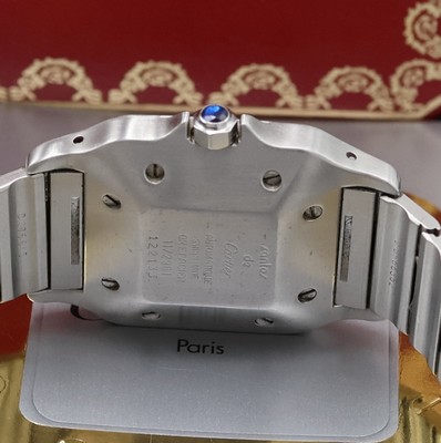 26955080d - CARTIER Santos Herrenarmbanduhr in Stahl/Gold Referenz 1172961, Schweiz um 1990, ...