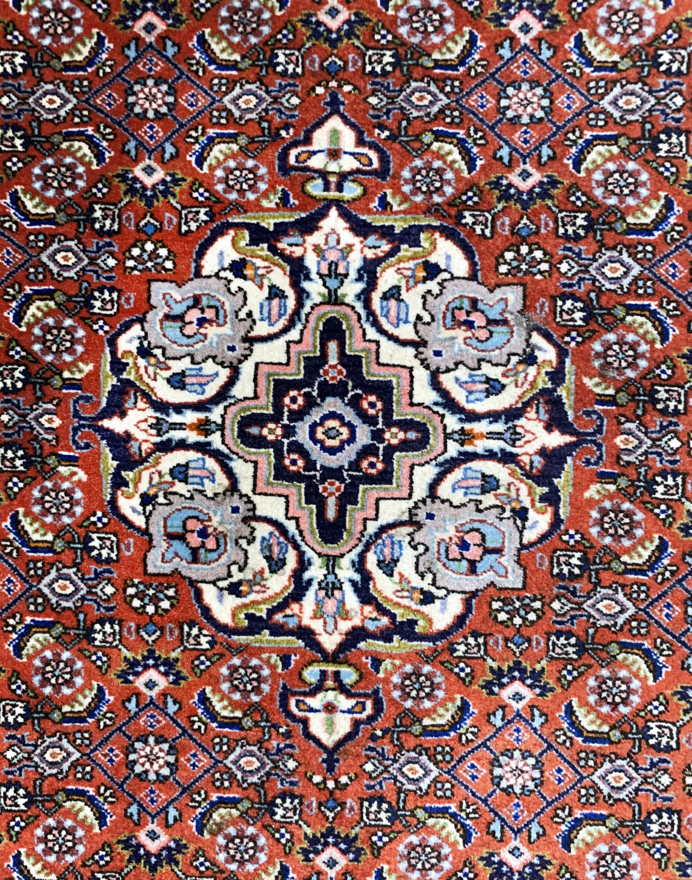 Detail b: Bidjar Sehr fein, Persien, Mitte 20.Jhd, Korkwolle auf Baumwolle, ca. 88 x 75 cm, ca. 640.000 Kn/qm, EHZ: 1-2