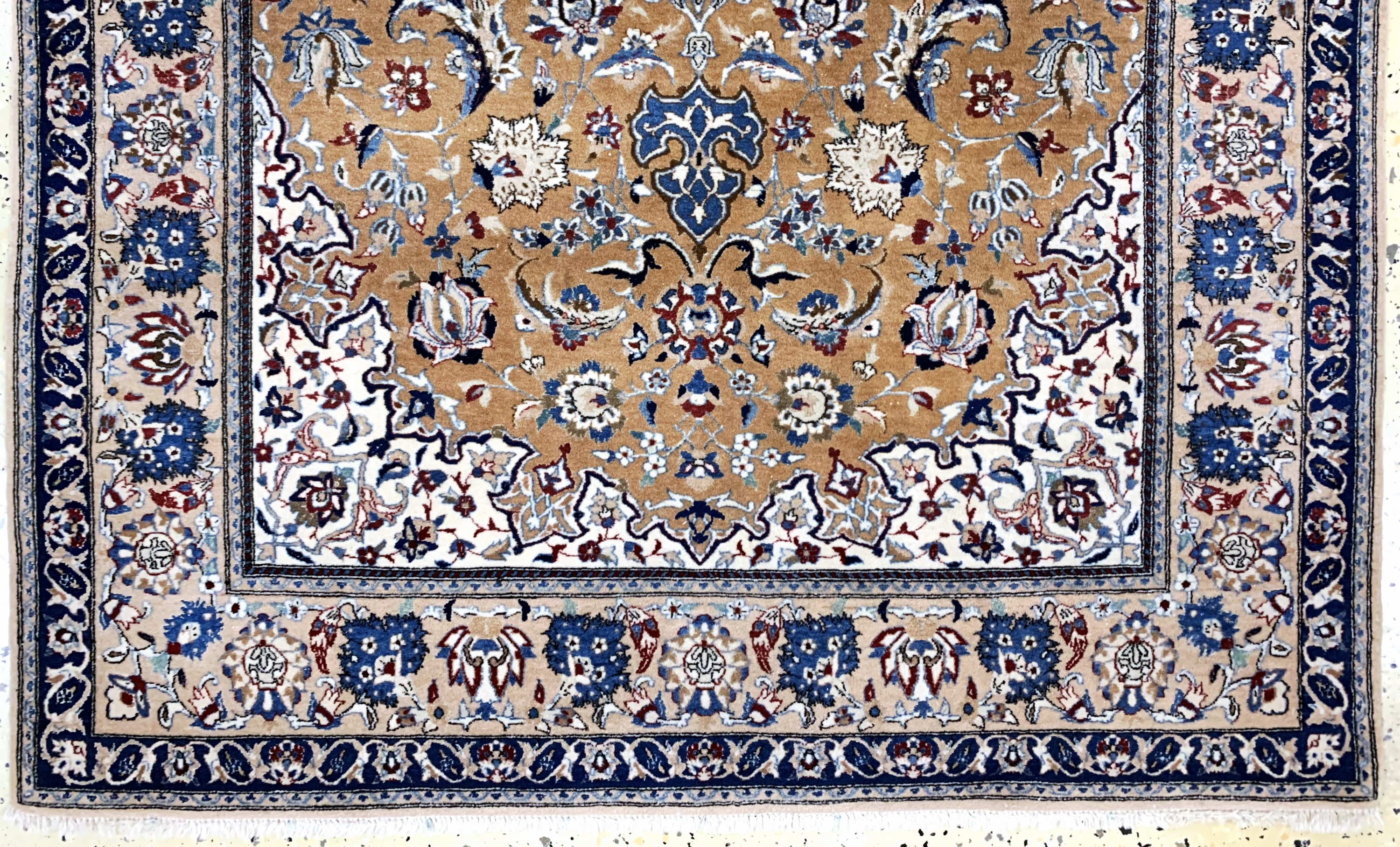 Detail c: Nain fein(6 La), Persien, Mitte 20.Jhd, Korkwolle mit Seide, ca. 169 x 106 cm, ca. 1,0Mio. Kn/qm, EHZ: 2