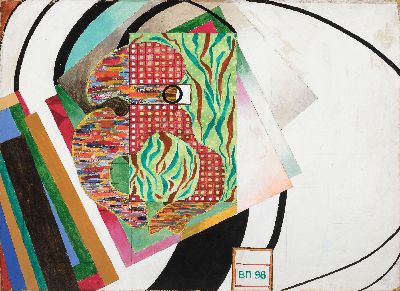 26955143k - Vera Ivanova Preobrazhenskaja, 1919-2017, "Botanik 5" von 1998, Mischtechnik ...