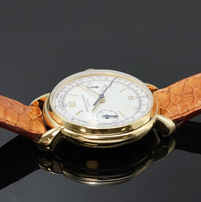 26955255c - VACHERON & CONSTANTIN seltener Herrenchronograph in GG 750/000 Referenz 4178, ...